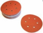 6" Red Heavy Duty Hook & Loop Sanding Discs