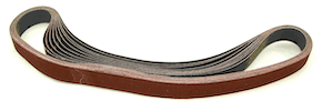 1/2" x 18" Sanding Belts