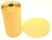 6" Gold Self-Adhesive Paper Sanding Discs